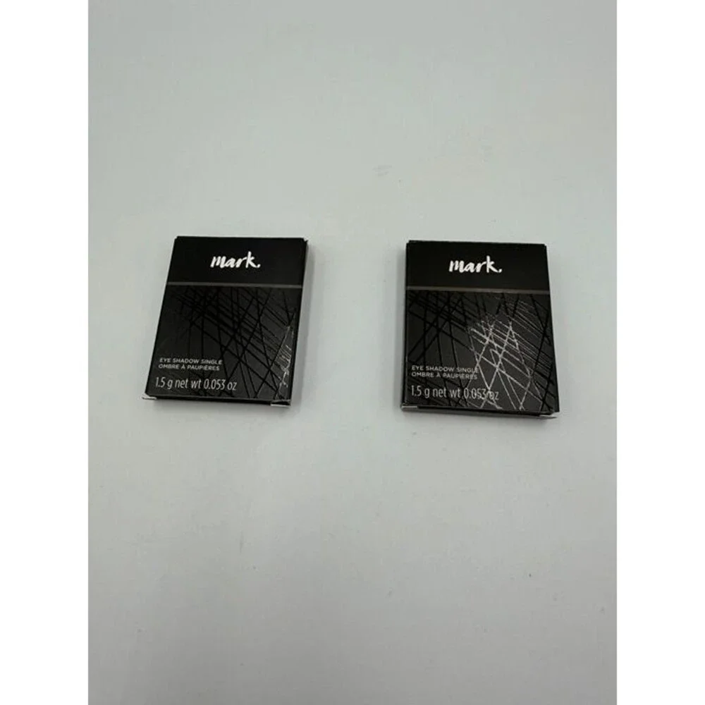 2 AVON MARK Eye Shadow Singles - 1 Mystique; 1 Bubbly; Discontinued; New in Box